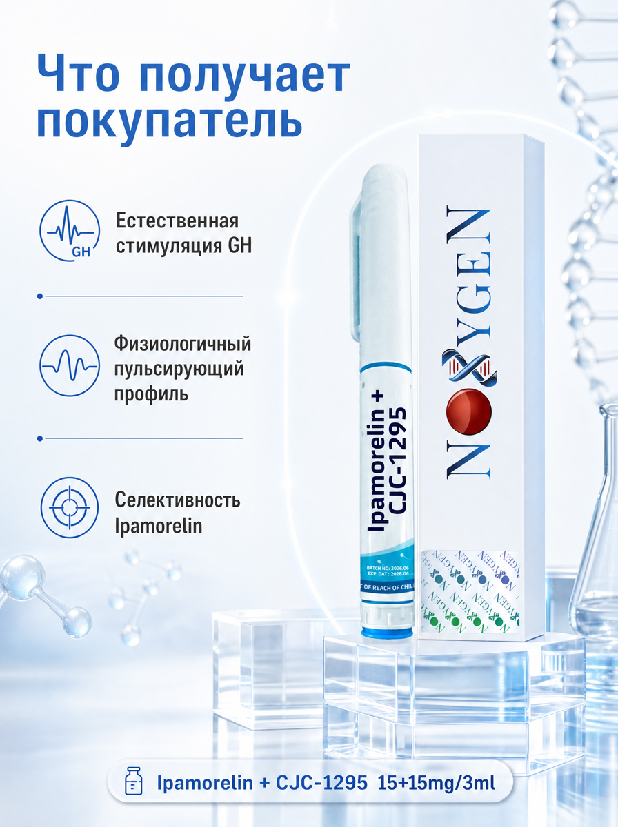 Ипаморелин + СиЖиСи -1295 /Ipamorelin + CJC‑1295 15мг+15мг/3мл ручка