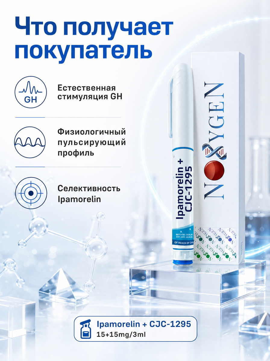 Ипаморелин + СиЖиСи -1295 /Ipamorelin + CJC‑1295 15мг+15мг/3мл ручка
