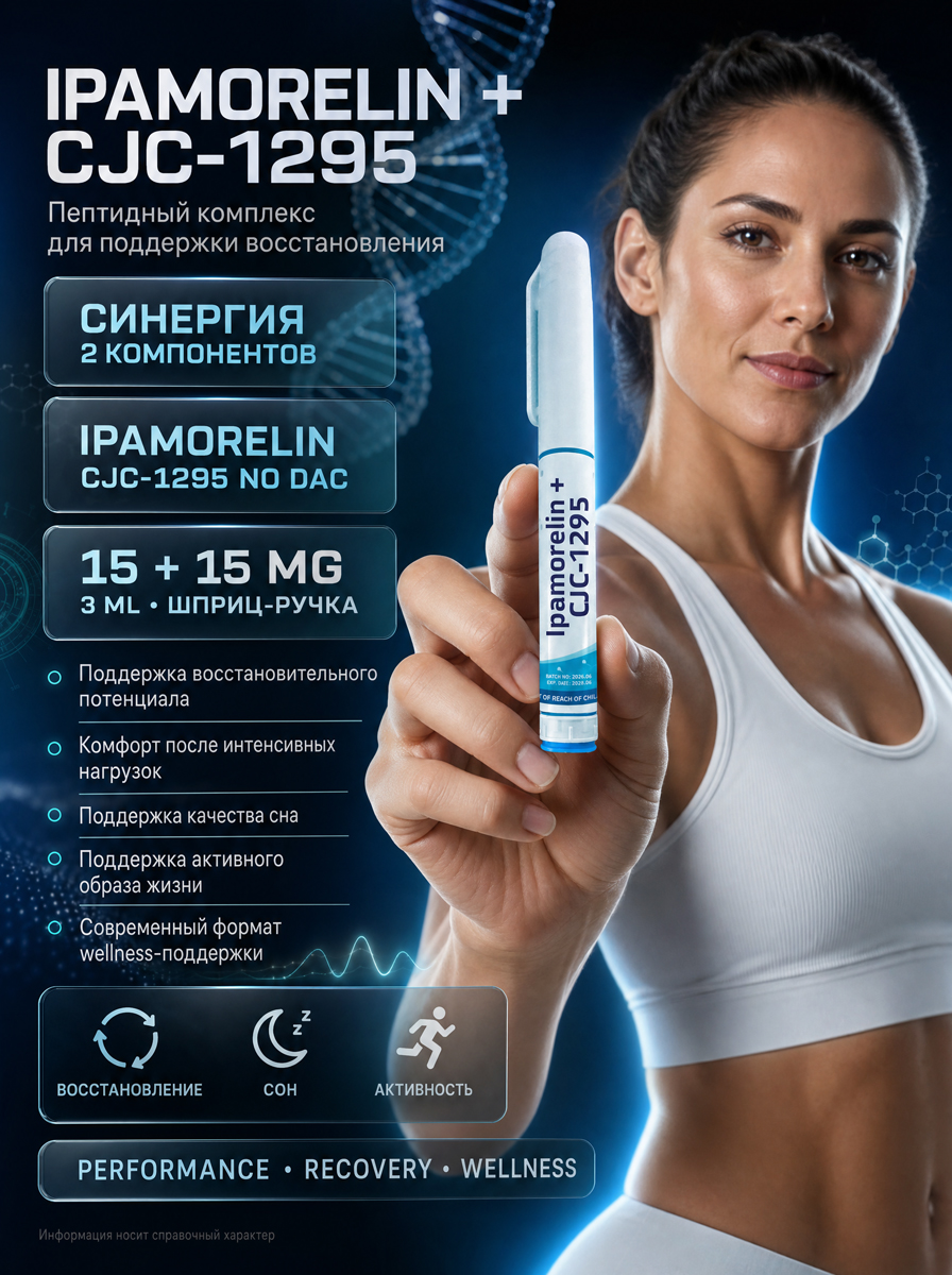 Ипаморелин + СиЖиСи -1295 /Ipamorelin + CJC‑1295 15мг+15мг/3мл ручка
